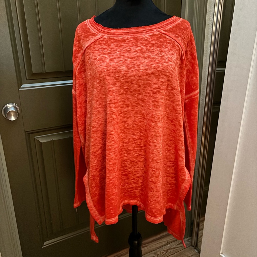 We The Free Oversized Long Sleeve Shirt